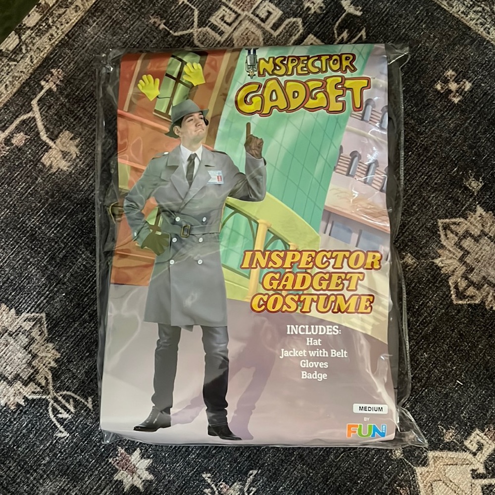 Inspector Gadget costume size medium